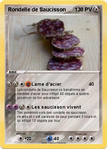 Pokemon Rondelle de Saucisson