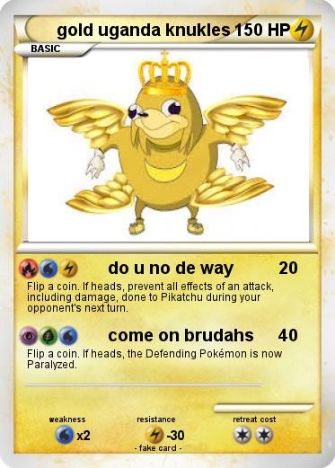 Pokemon gold uganda knukles