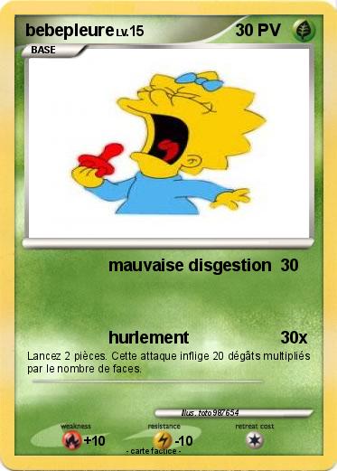Pokemon bebepleure