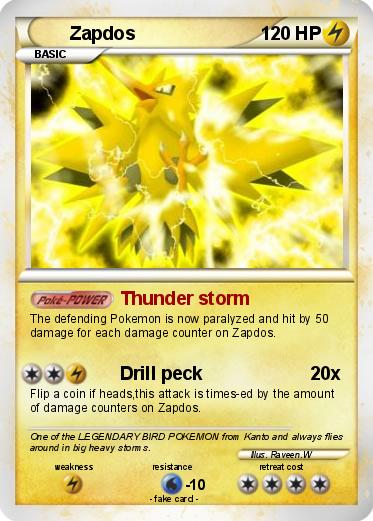 Pokemon Zapdos