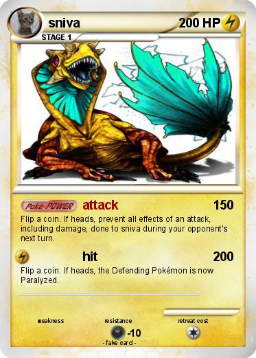 Pokemon sniva