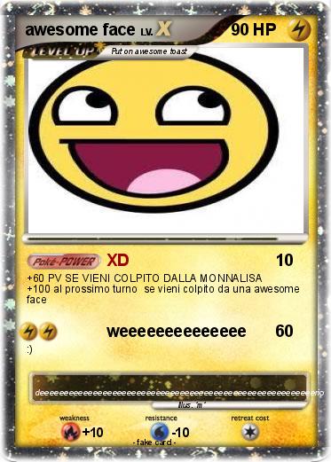 Pokemon awesome face