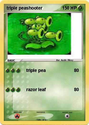 Pokemon triple peashooter