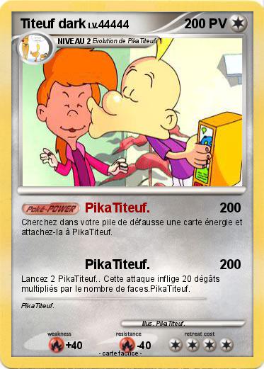 Pokemon Titeuf dark