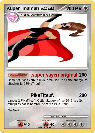 Pokemon super  maman