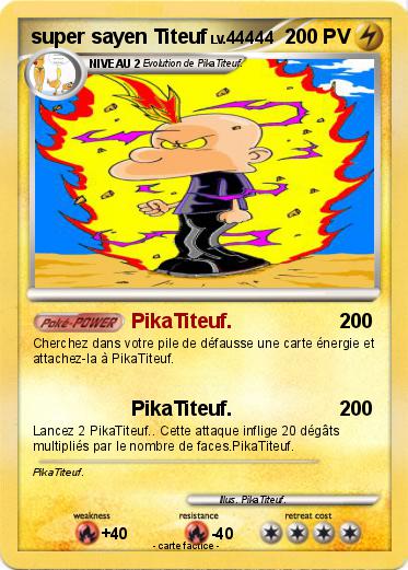 Pokemon super sayen Titeuf