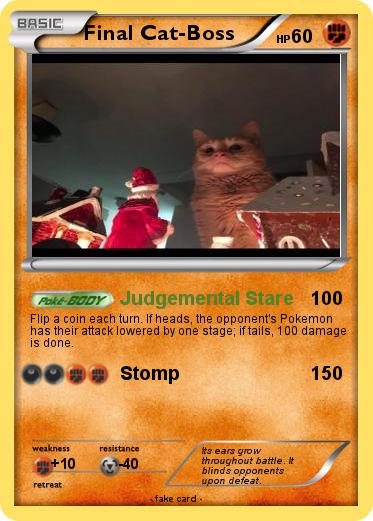 Pokemon Final Cat-Boss
