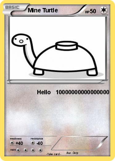 Pokemon Mine Turtle