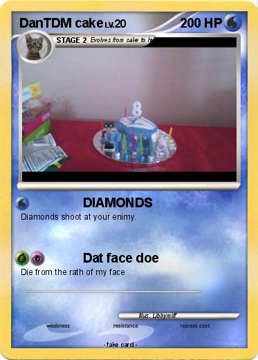 Pokemon DanTDM cake