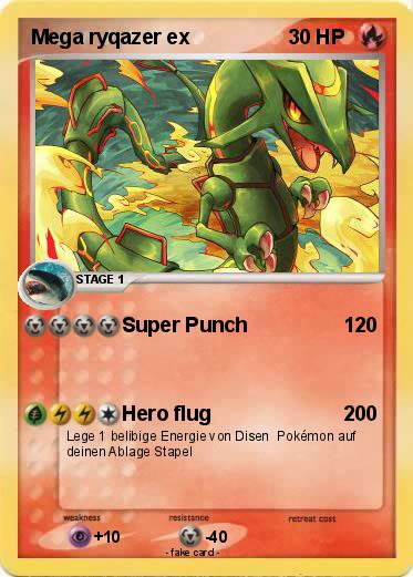 Pokemon Mega ryqazer ex