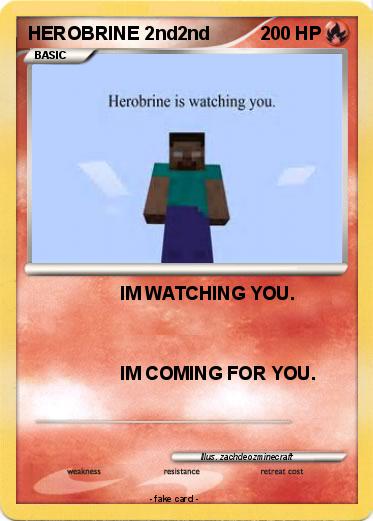 Pokemon HEROBRINE 2nd2nd