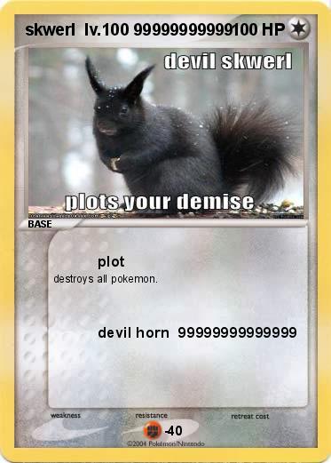 Pokemon skwerl  lv.100 99999999999