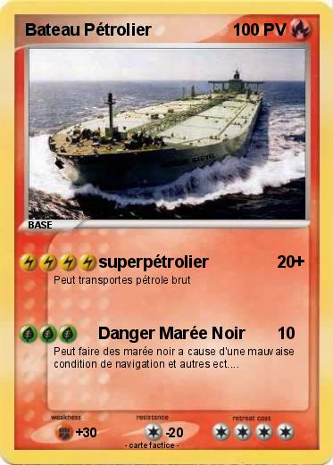 Pokemon Bateau Pétrolier