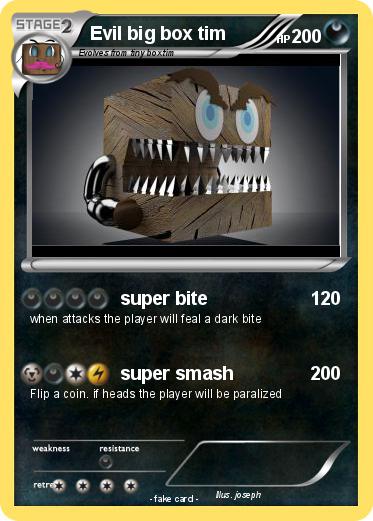 Pokemon Evil big box tim