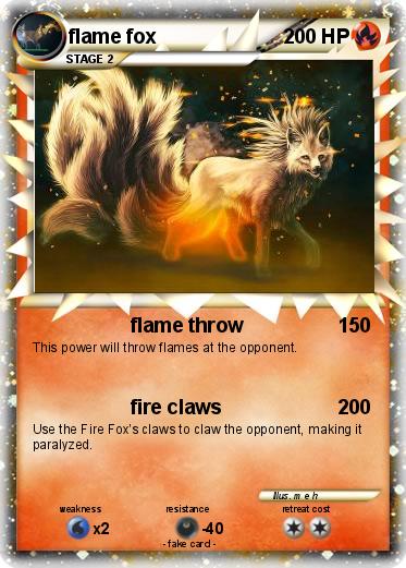Pokemon flame fox