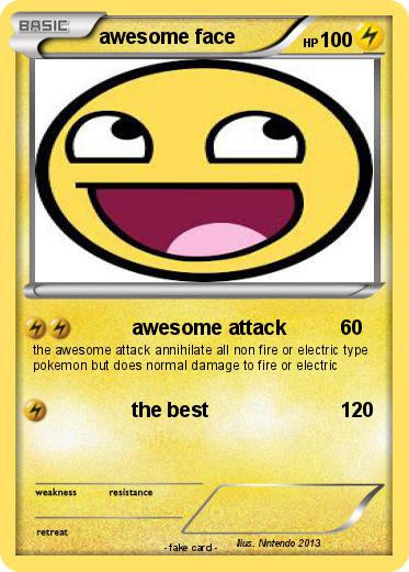 Pokemon awesome face