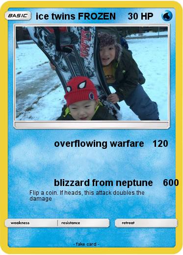 Pokemon ice twins FROZEN
