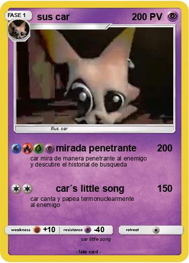 Pokemon sus car