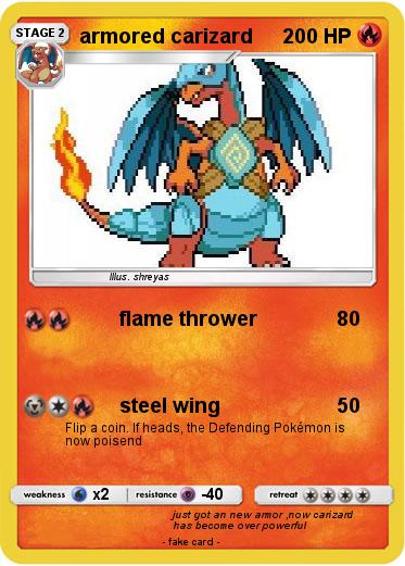 Pokemon armored carizard