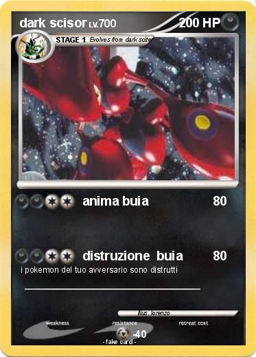 Pokemon dark scisor