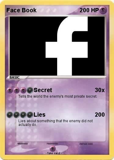 Pokemon Face Book