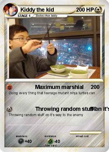 Pokemon Kiddy the kid