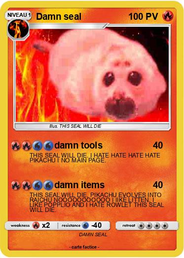 Pokemon Damn seal