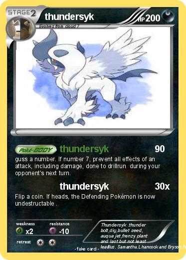 Pokemon thundersyk