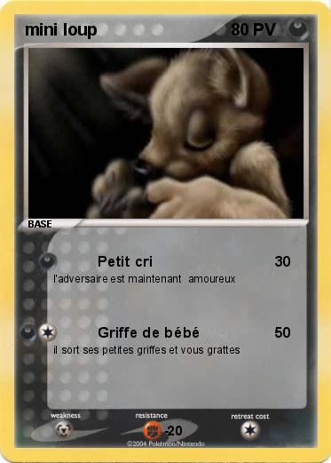 Pokemon mini loup