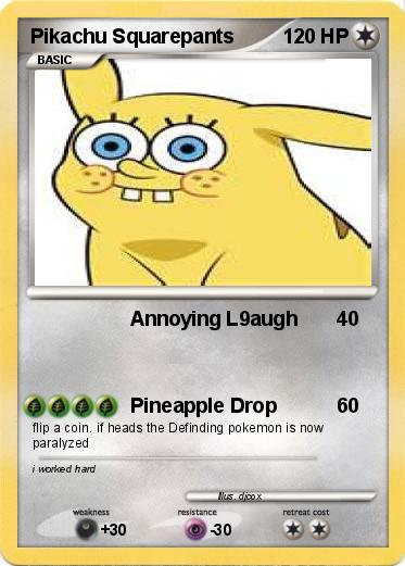 Pokemon Pikachu Squarepants