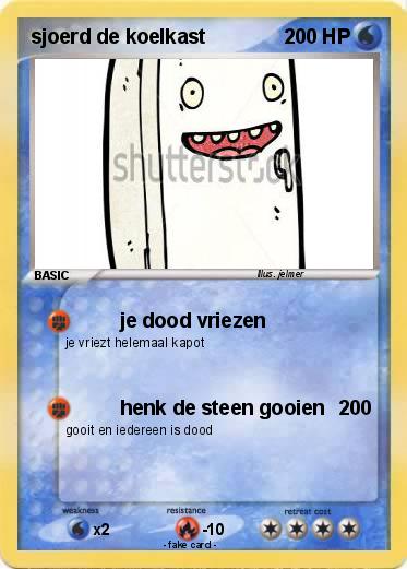 Pokemon sjoerd de koelkast