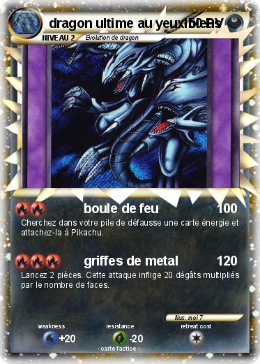 Pokemon dragon ultime au yeux bleus