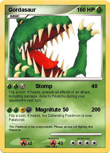 Pokemon Gordasaur