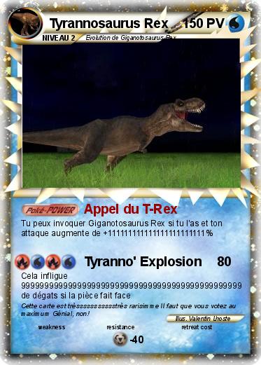 Pokemon Tyrannosaurus Rex