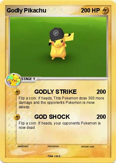 Pokemon Godly Pikachu