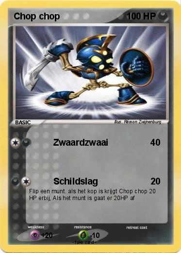 Pokemon Chop chop