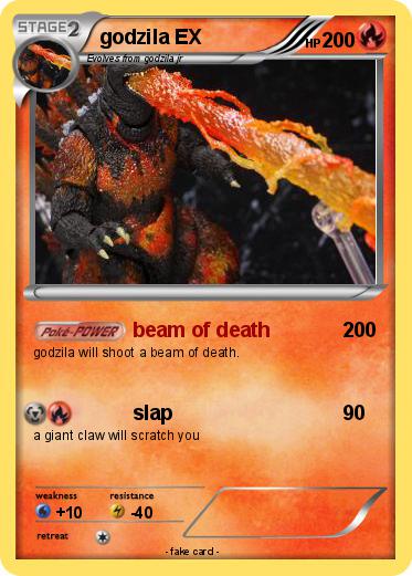 Pokemon godzila EX
