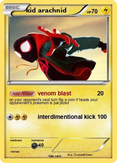 Pokemon kid arachnid