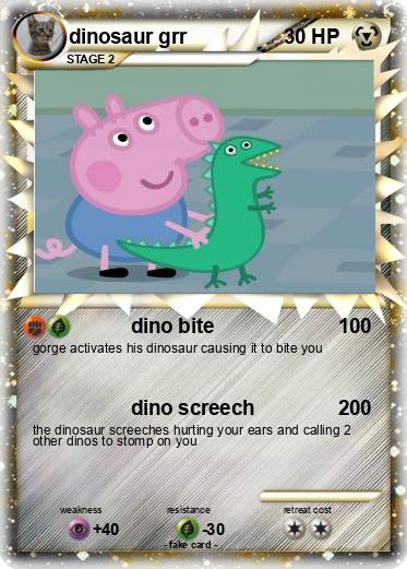 Pokemon dinosaur grr