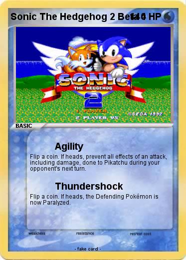 Pokemon Sonic The Hedgehog 2 Beta 4