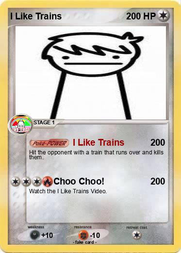 Pokemon I Like Trains