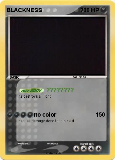 Pokemon BLACKNESS