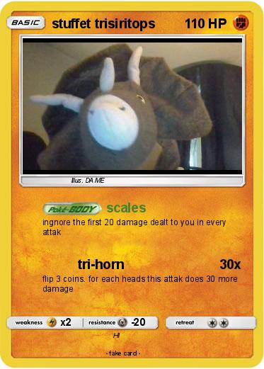 Pokemon stuffet trisiritops
