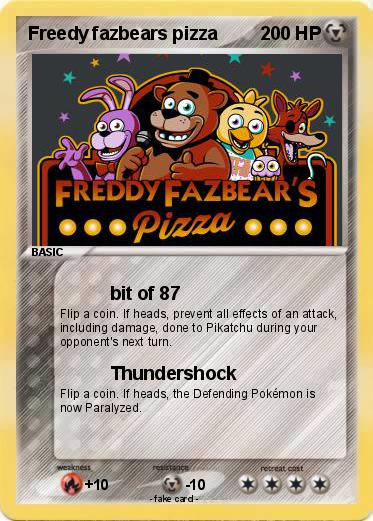 Pokemon Freedy fazbears pizza