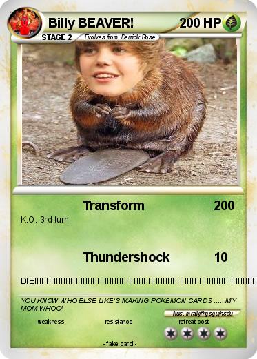 Pokemon Billy BEAVER!