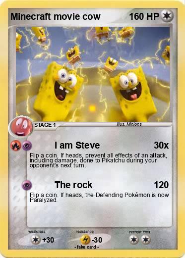 Pokemon Minecraft movie cow
