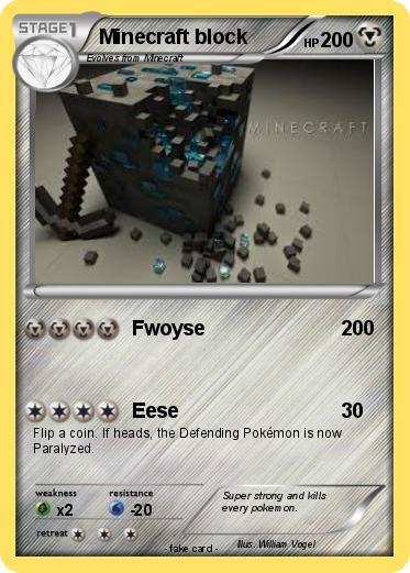 Pokemon Minecraft block