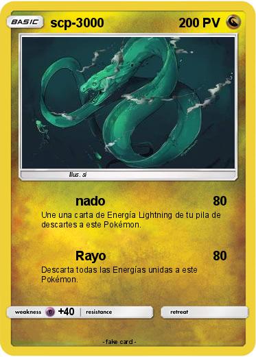 Pokemon scp-3000