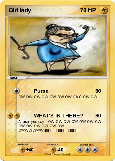 Pokemon Old lady