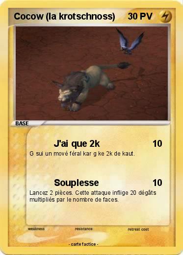 Pokemon Cocow (la krotschnoss)